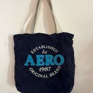 Aeropostale Navy Blue Tote Bag